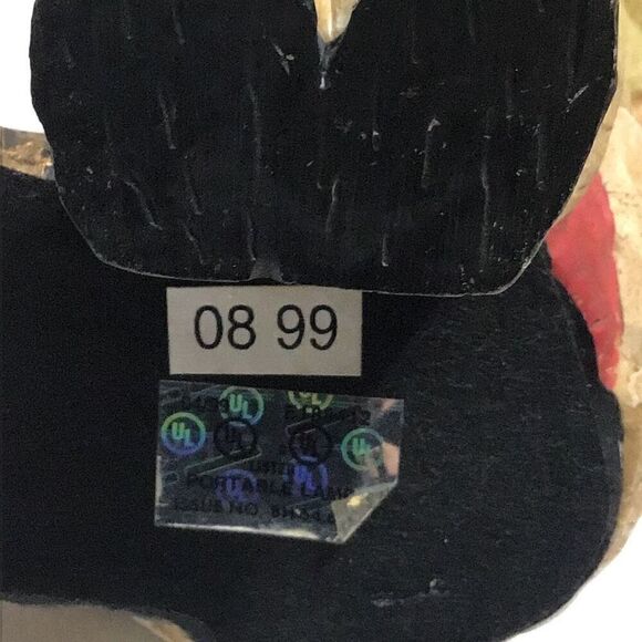 Set of three vintage, holiday, welcome, lambs snowman, angel and Santa Claus - Picture 5 of 16